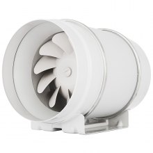 8in Inline Duct Fan Hydroponic Ventilation Blower 146/162w Bathroom Exhaust