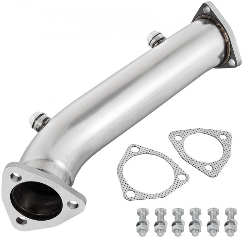 VEVOR High Flow Downpipe Exhaust Converter Pipe Fits 97-05 Audi A4 B5 B6/Passat 1.8T, Up to 10-15 Horsepower, Turbo-Charged 1.8L/1.8T I4 DOHC Engines
