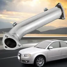High Flow Downpipe Exhaust Converter Pipe Fit 97-05 Audi A4 B5 B6 VW Passat 1.8T