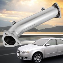 High Flow Downpipe Exhaust Converter Pipe Fits 97-05 Audi A4 B5 B6/Passat 1.8T