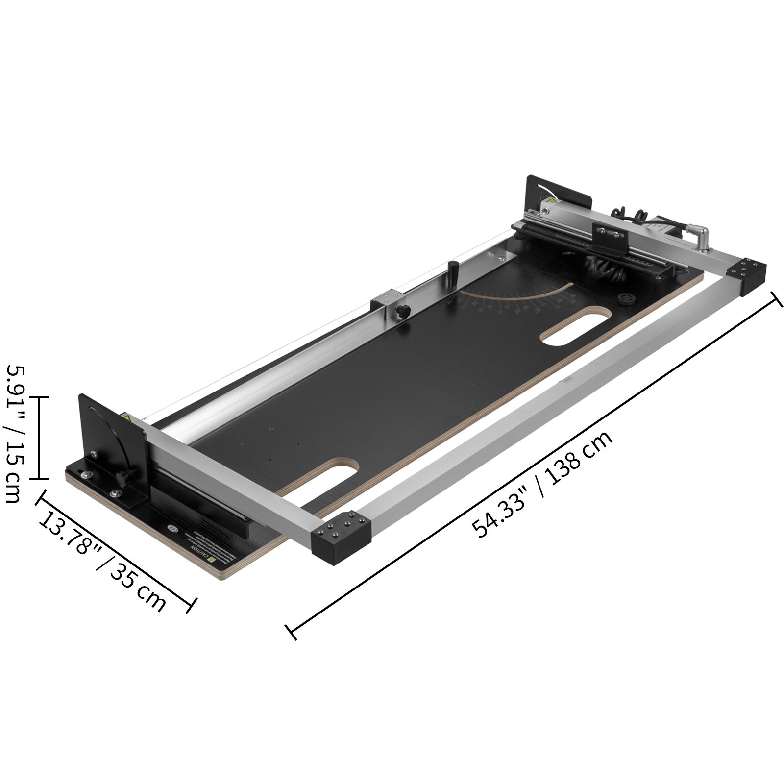 VEVOR Desktop Styrofoam Cutting Machine 42 cm Max. Cut Thickness Foam Cutter 112 cm Max. Cut Length Hot Wire Foam Cutter 0-90° Styrofoam Cutter with Six Heating Wires for Cutting Foams Pearl Cotton