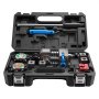 VEVOR Professional Brake Line Flaring Tool, 45 & 37 Degree Double Flare Bubble Flare Tool Kit for 3/16", 1/4", 5/16", 3/8" Copper Aluminum Thin Steel Tubes