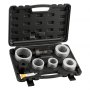 VEVOR Exhaust Pipe Expander Tool Kit, 41.27mm - 107.95mm Exhaust Pipe Stretcher, Muffler Pipes Spreader with 7 Heavy-Duty Collects & Storage Case, Automotive Car Tool Kit for Tailpipes Tubes
