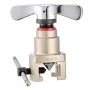 VEVOR Flaring Tool HVAC, 45° Eccentric Single Flaring Tool for 1/4"-3/4" & 6-19mm Copper Aluminum Tubes - with Metric & SAE Clamps, Tube Cutter & Toolbox for Refrigeration Air Conditioner Repair