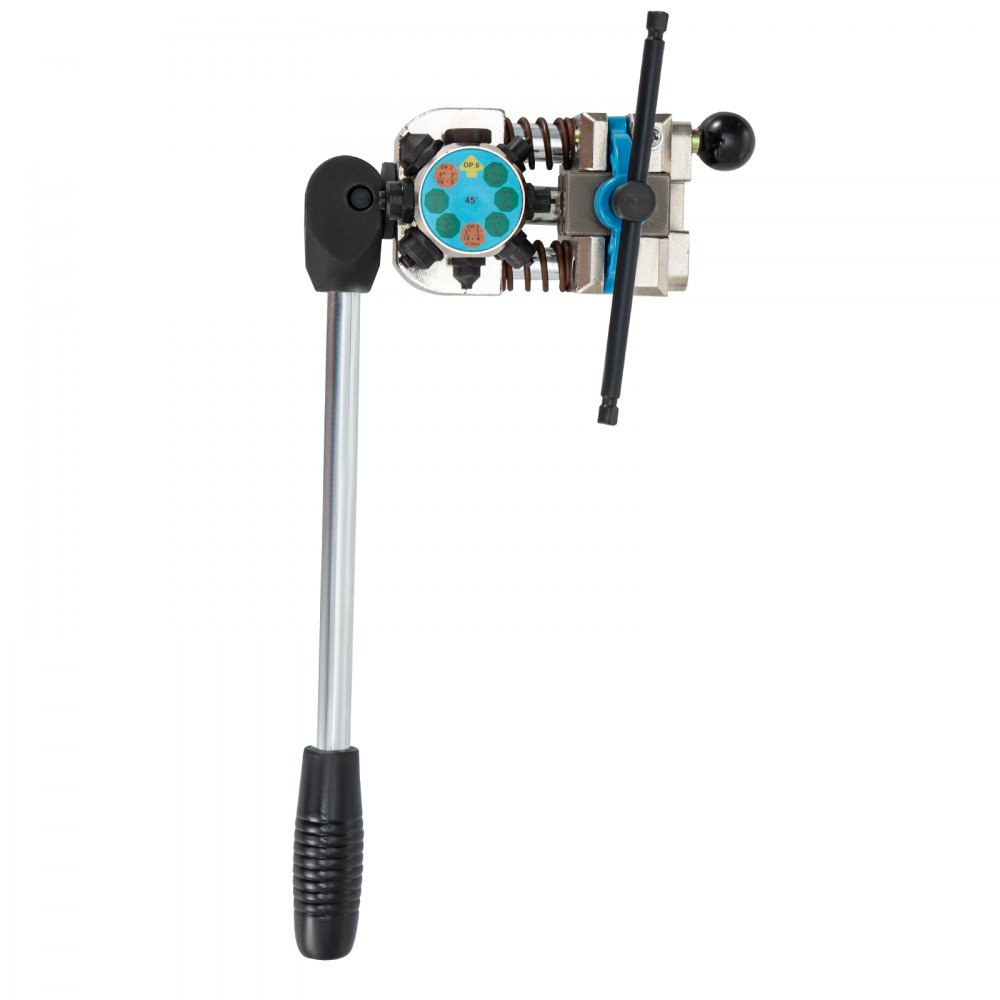 VEVOR Brake Line Flaring Tool, 45 Degree Single, Double, and Bubble Flares for 3/16\", 1/4\", 5/16\" and 3/8\" Tube Size, Suitable for Soft Metal of Copper Lines