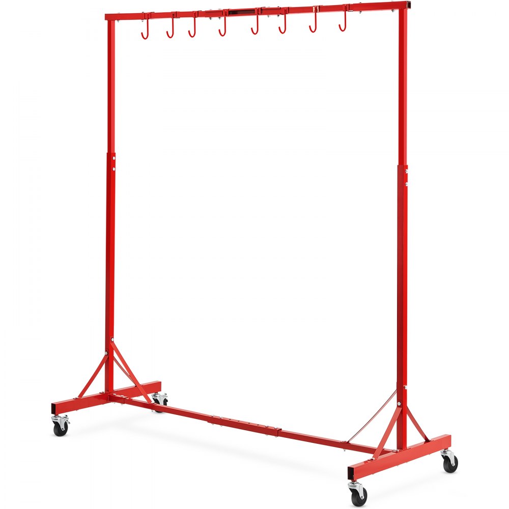 VEVOR Pintura Rack Ajustável Tinta Cabide 8 Ganchos Auto Body Pintura Suporte