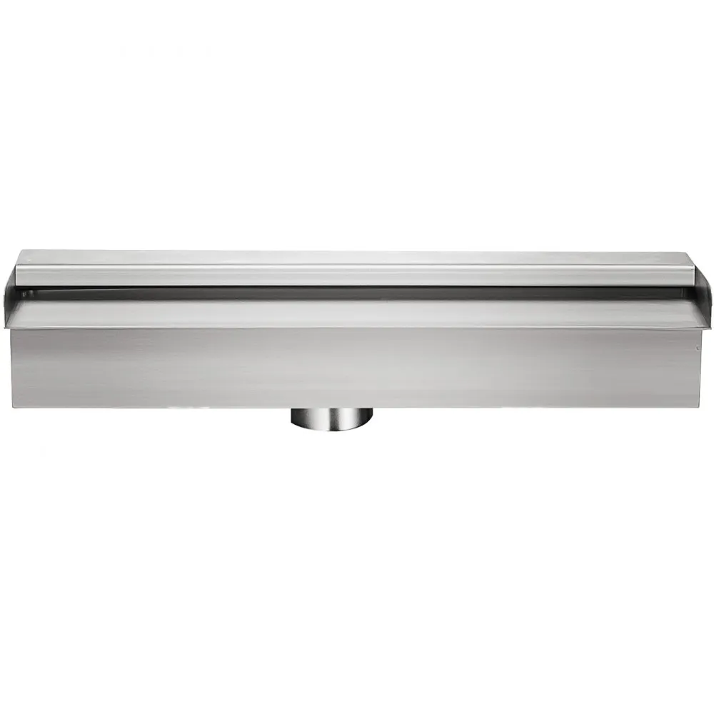 stainless steel VEVOR pool fountain component with sleek rectangular design.