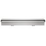 stainless steel VEVOR pool fountain with sleek, modern design and brushed finish.