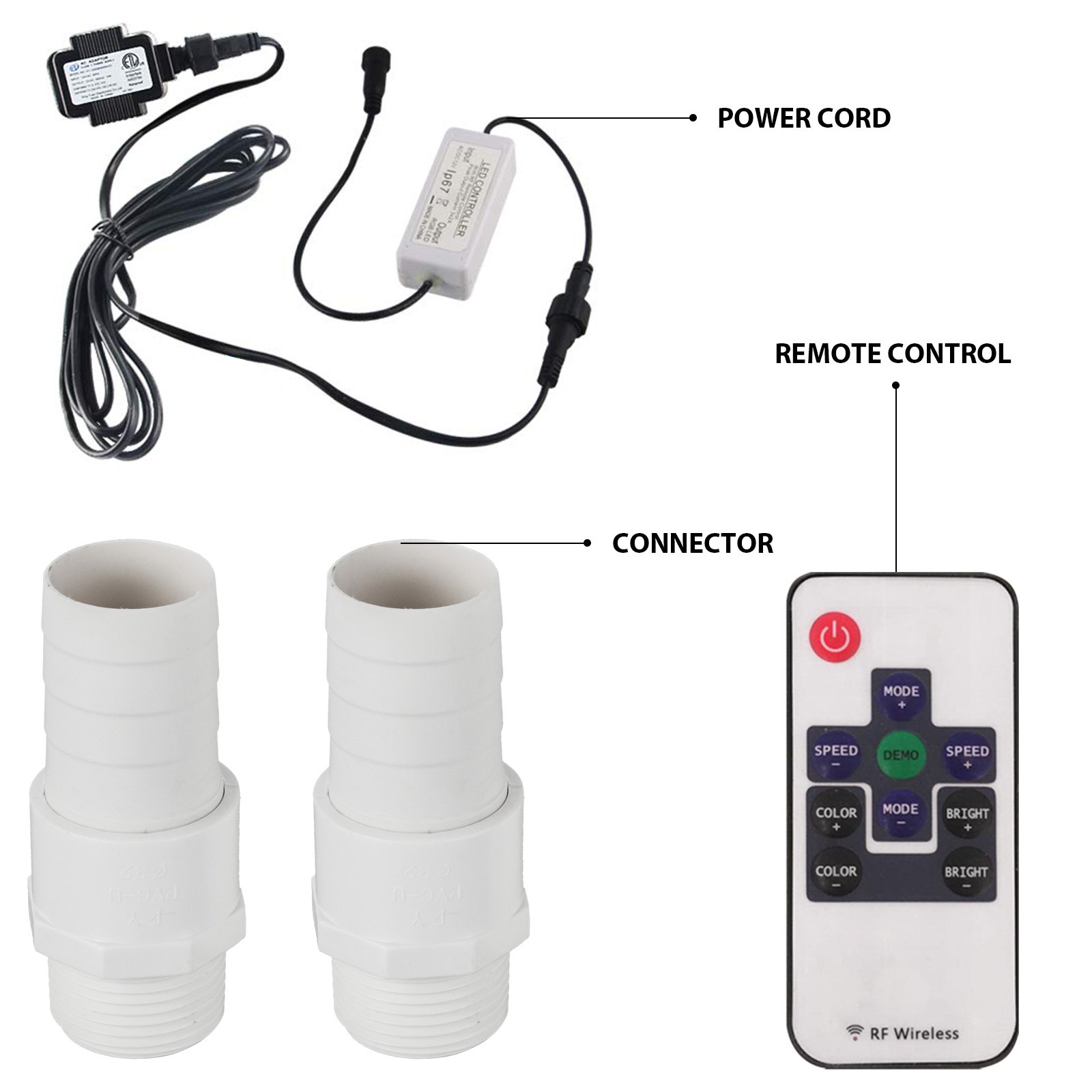 VEVOR 120cm Swimming Pool Waterfall Feature Fountain Water Blade Spillway AU