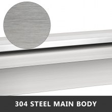 VEVOR Stainless Steel Waterfall Pool Fountain 17.7 x 4.5 x 3.1 Inch Rectangular Pool Fountain with LED Strip Light Constructed Stainless Steel Swimming Pond Waterfall Blade Cascade