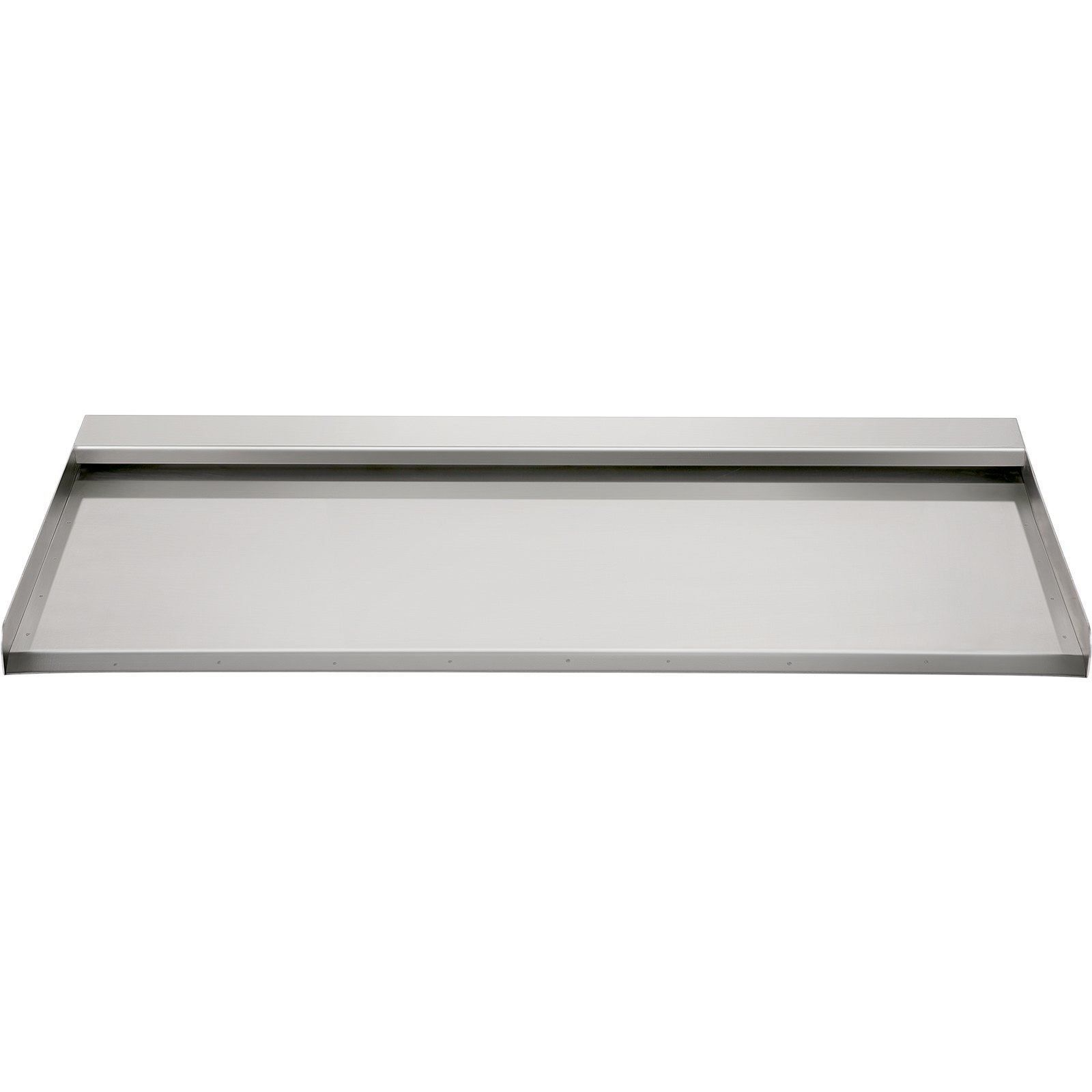 VEVOR Waterfall Blade, 60cm Stainless Steel Waterfall Spillway, Rectangular Waterfall Pool Fountain, Cascade Blade with Connector, Hose, Clamp & PTFE Tape, Water Blade for Koi Fish Pond, Water Feature