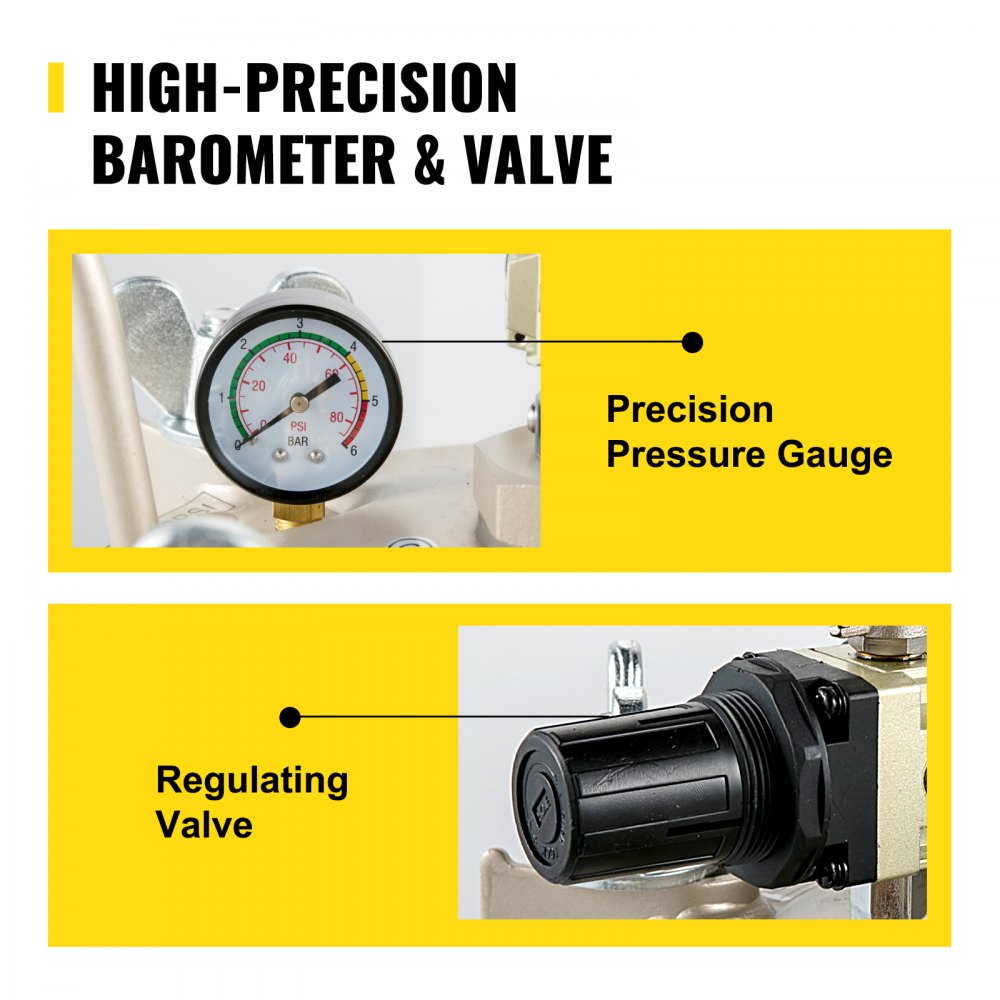 VEVOR 10 L Spray Paint Pressure Pot Tank Manual Air Paint Pressure Pot