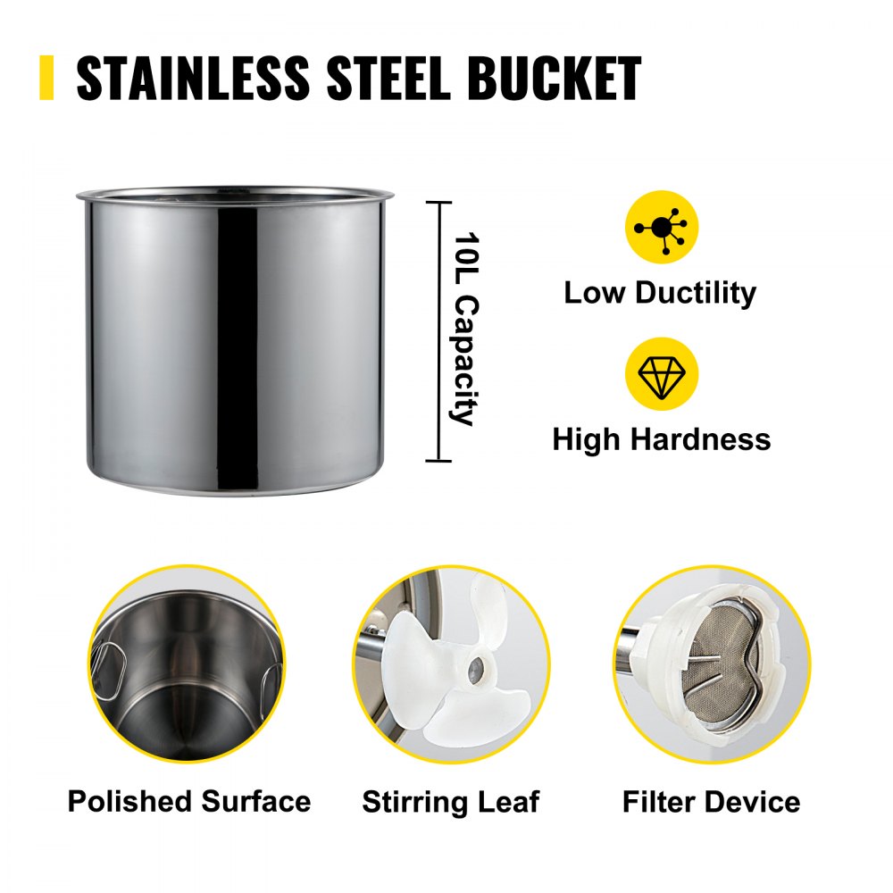 VEVOR 10 L Spray Paint Pressure Pot Tank Manual Air Paint Pressure Pot