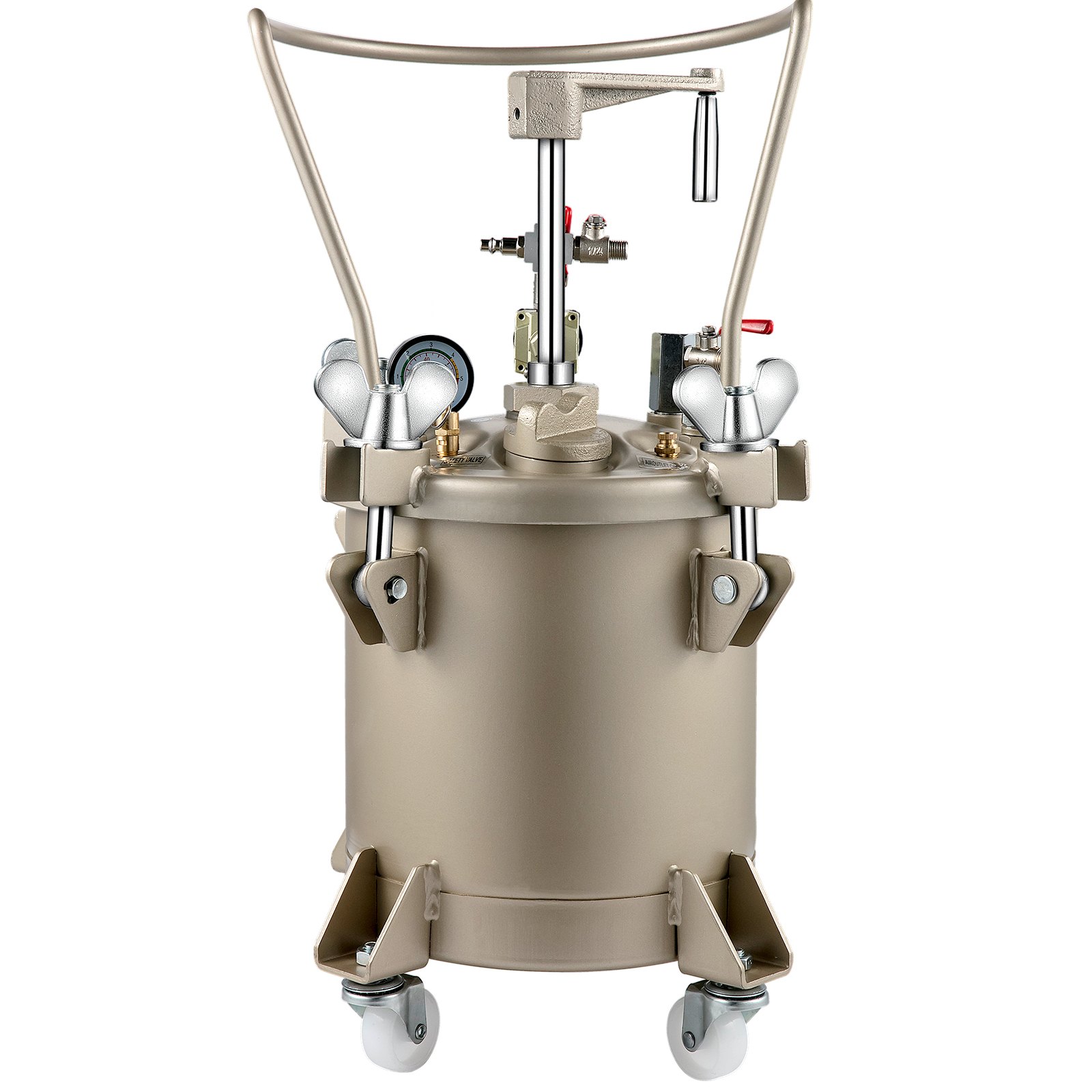 VEVOR 10 L Spray Paint Pressure Pot Tank Manual Air Paint Pressure Pot