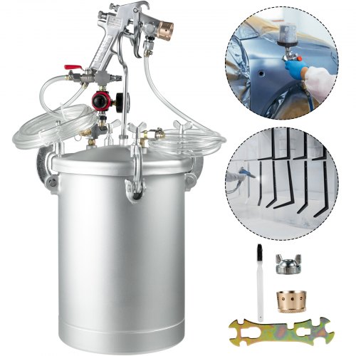 4 Gallon 3.5mm High Pressure Pot Paint Sprayer Wood Coating 15l Industrial