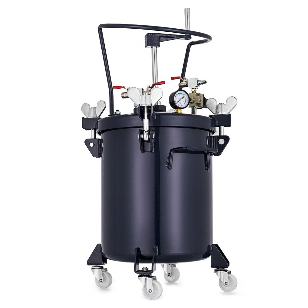 5 Gallon 20l High Pressure Paint Pot Tank Spray Manual Mixing Agitator