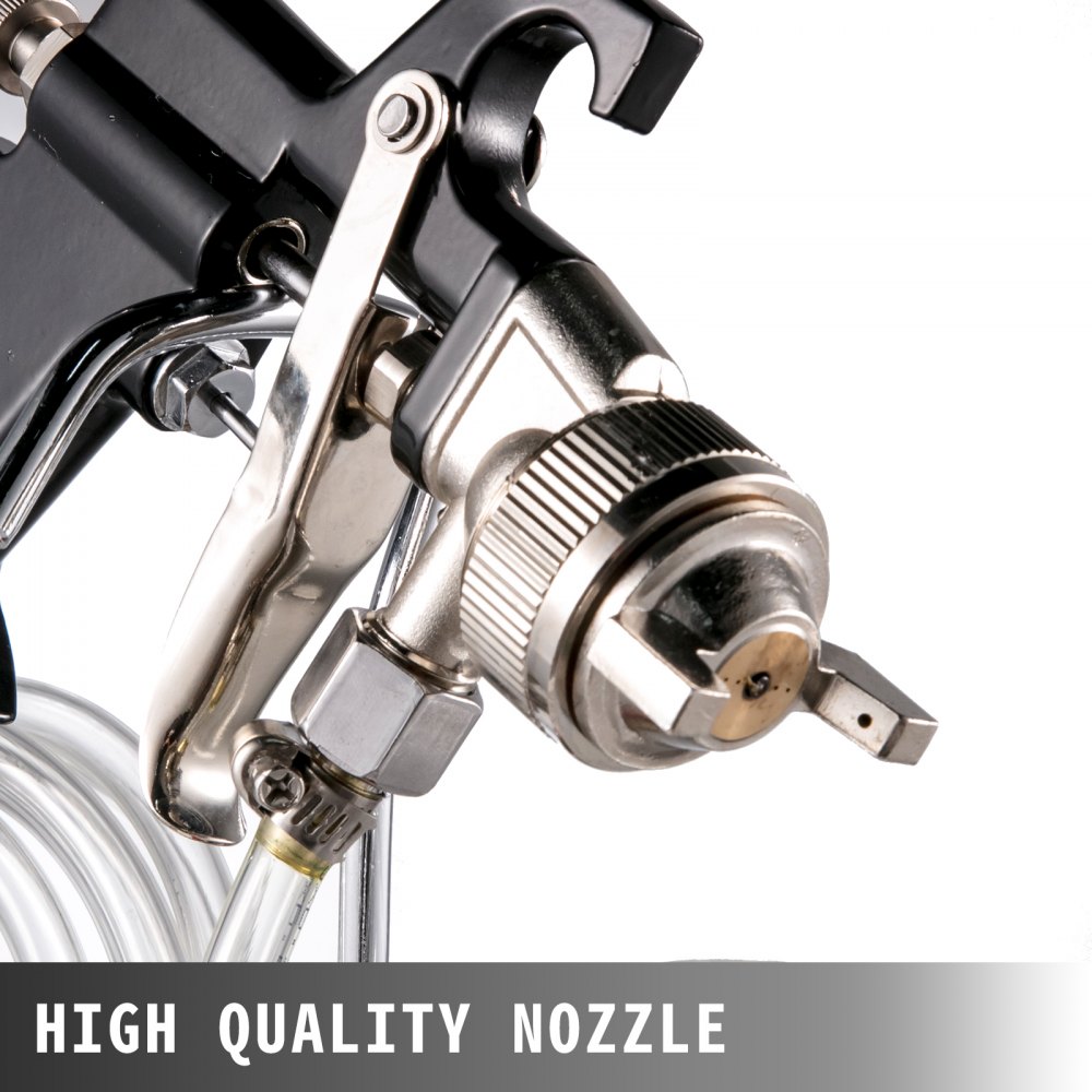 VEVOR 2L Pressure Pot Tank 2 Quart Paint Tank Pressure Pot Paint Spray Gun Kit 1.8mm Nozzle Spray Pot