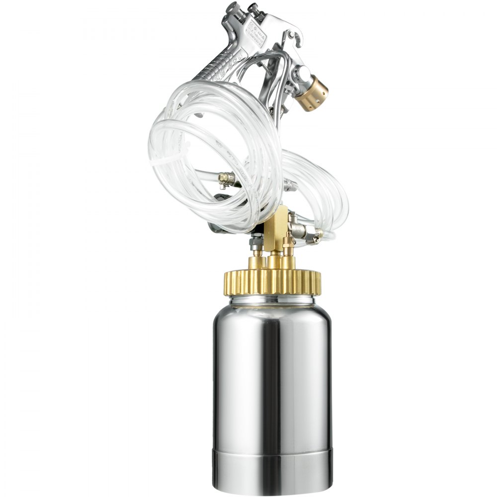 Vevor Paint Tank 2L Pressure Pot Paint Sprayer 0.5 Gallon Paint Pressure Pot Tank 4.0mm Nozzle Regulator