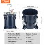 VEVOR Spray Paint Pressure Pot Tank, 10L/2,5gal Air Paint Pressure Pot, metallstativ og lekkasjereparasjonsforsegling for industri Hjem Dekor Arkitektur Konstruksjon Bilmaling, 70PSI Max
