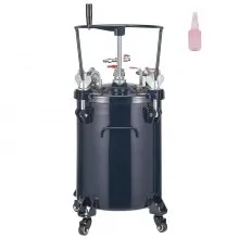VEVOR Spray Paint Pressure Pot Tank, 30L/8gal Air Paint Pressure Pot with Manual Mixing Agitator, Leak Repair Sealant for Industry Home Decor Architecture Construction Automotive Painting, 70PSI Max