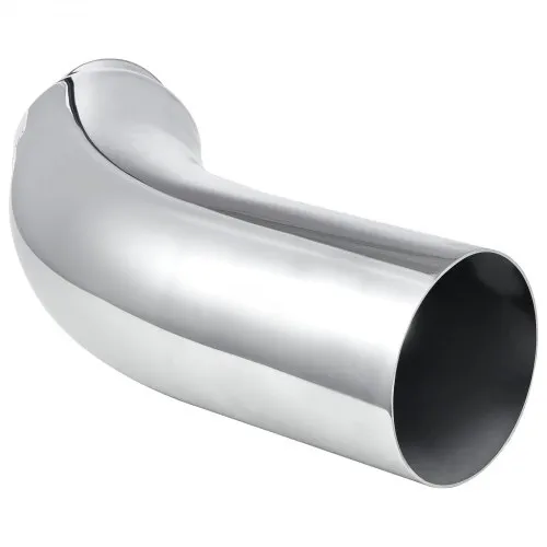 Silencieux Echappement Voiture Embout échappement AERZETIX C53737 - Diamètre 30-42mm Chromé 146mm Embout Chromé Voiture