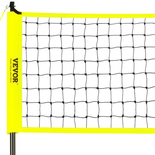 VEVOR Outdoor Portable Volleyball Net System, Adjustable Height Steel Poles, Professional Volleyball Set with PVC Volleyball, Pump, Carrying Bag, Heavy Duty Volleyball Net for Backyard, Beach, Lawn