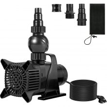 VEVOR Submersible Water Pump 4000GPH Pond Pump 22FT 330W for Waterfall Fountain