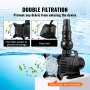 VEVOR Submersible Water Pump 8000GPH Pond Pump 26FT 530W for Waterfall Fountain