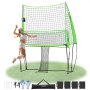 Volleyball Training Net System Adjustable Practice Equipment Indoor Outdoor