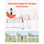 Volleyball Training Net System Adjustable Practice Equipment Indoor Outdoor