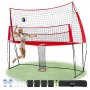Volleyball Training Net System Adjustable Practice Equipment Indoor Outdoor