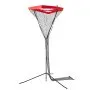 VEVOR Volleyball Setter Training Equipment, Angle and Height Adjustable Volleyball Trainer, Portable Practice Net with Steel Base, Carrying Bag, Indoor Outdoor Target Net for Serving Spiking Setting