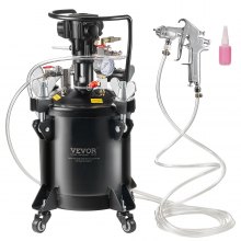 VEVOR Spray Paint Pressure Pot Tank 10 L/2.5 gal Fully Automatic Stirring 70 psi