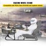 VEVOR Racing Simulator Cockpit Height Adjustable Racing Wheel Stand fit for Logitech G25, G27, G29, G920 Next Level Racing Wheel and Pedals Not Included