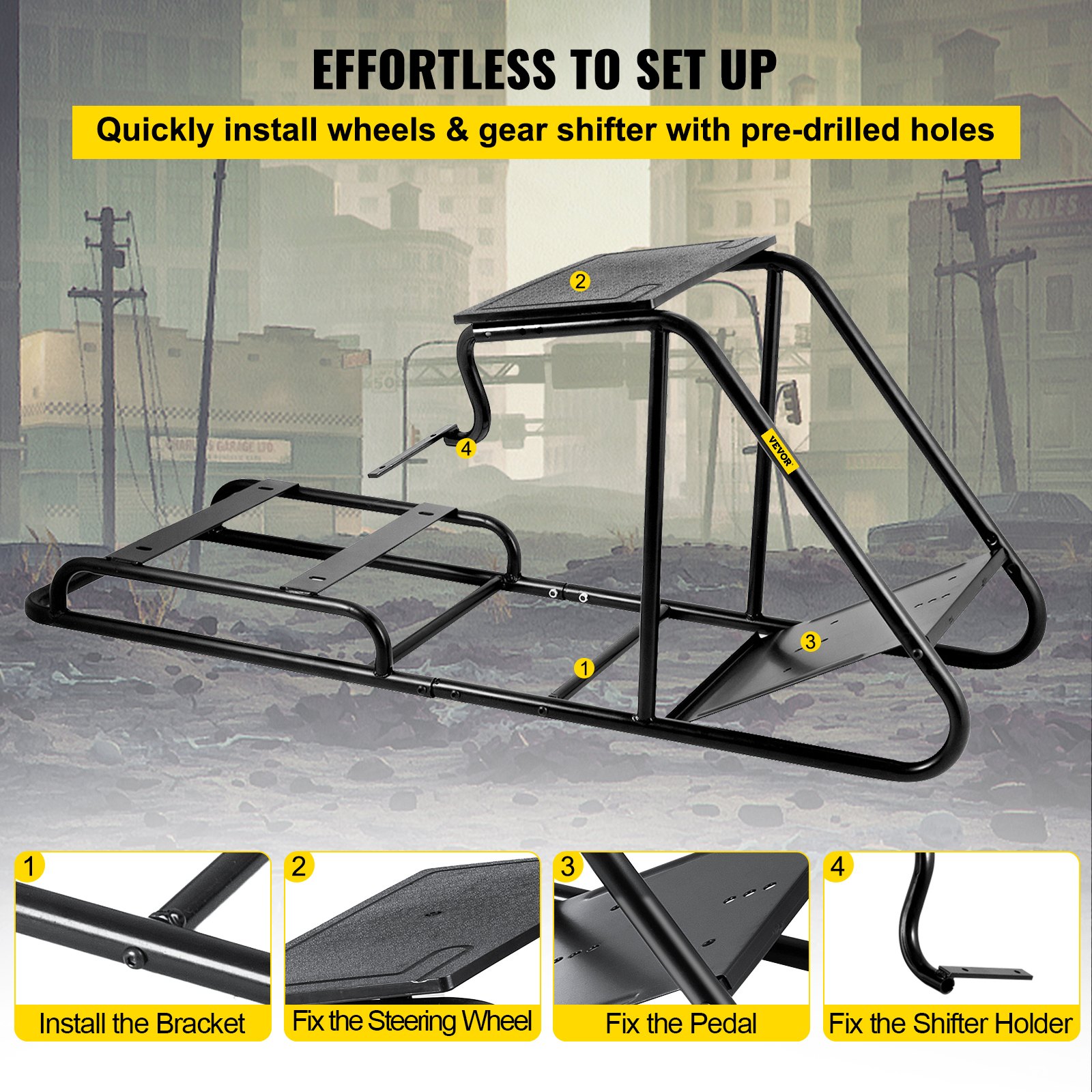 Video Gaming Seat Driving Race Chair Simulator Cockpit For PS3 PS4 XBOX
