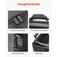 PS5 Carrying Case Travel Bag for Playstation 5 Slim EVA Soft Lining