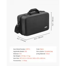 PS5 Carrying Case Travel Bag for Playstation 5 Shockproof EVA Soft Lining