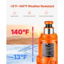 Hydraulic Bottle Jack 20 Ton Manual High Lift Automotive Car Repair Shop