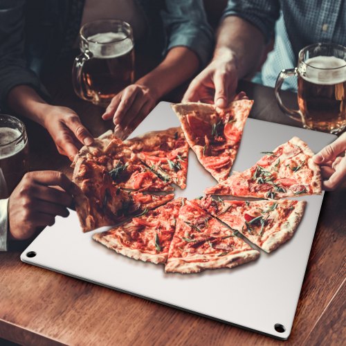 VEVOR Baking Steel Pizza, Rectangle Steel Pizza Stone, 14\" x 20\" Steel Pizza Plate, 0.4\"Thick Steel Pizza Pan, High-Performance Pizza Steel for Oven, Baking Surface for Oven Cooking and Baking