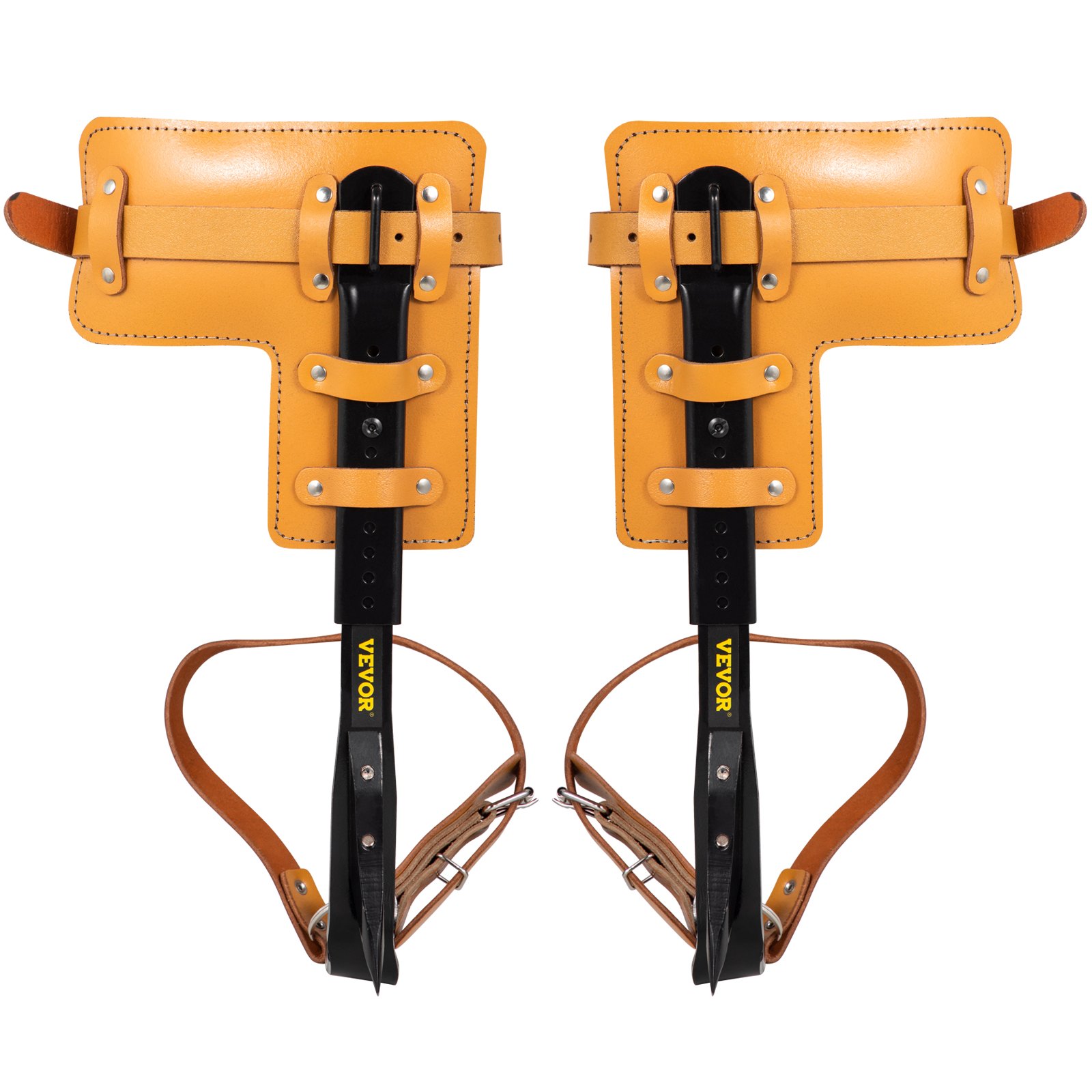VEVOR Tree Climbing Spike Set Pole Climbing Spurs W/ Security Lanyard & Harness