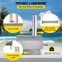 VEVOR Outdoor Pizza Oven 12" Portable Pizza Oven Pizza Maker with Foldable Legs Stainless Steel Wood Fired Pizza Oven with Complete Accessories for Outdoor Cooking