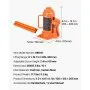 VEVOR Hydraulic Bottle Jack, 12 Ton (26455.5 lbs) Capacity, 205-400 mm Lifting Range, Heavy Duty Welded Bottle Jack for Car, SUV, Pickup, Auto Repair, House Lift and Agricultural Equipment, Orange