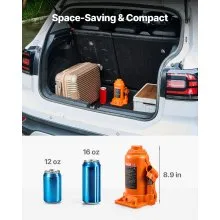 Hydraulic Bottle Jack High Lift Jack 4 Ton (8818.4 lbs) Car Auto Repair