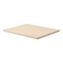 VEVOR Pizza Stone, 406 x 355 mm Rectangular Cordierite Pizza Stone, Extra Large Baking-Stone with Scraper, 15 mm Thick Heat-Resistant Cordierite, for Kitchen Oven, Baking Bread & Pizzas, BBQ Grilling