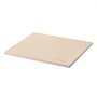VEVOR Pizza Stone, 406 x 355 mm Rectangular Cordierite Pizza Stone, Extra Large Baking-Stone with Scraper, 15 mm Thick Heat-Resistant Cordierite, for Kitchen Oven, Baking Bread & Pizzas, BBQ Grilling