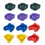 VEVOR Ninja Tree Climbing Kit, 12 Tree Climbing Holds, 6 Ratchet Straps, and a Climbing Ladder, Climbing Rocks for Kids and Adults Climber, Various Colors and Shapes, for Outdoor Ninja Warrior