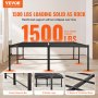 VEVOR Full Size Bed Frame, 18 inch Metal Bed Frame Platform, 1500 lbs Loading Capacity Bed Fram Noise Free, Heavy Duty Mattress Foundation, Easy Assembly