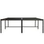 VEVOR metal bed frame in black with sturdy construction and under-bed storage space.