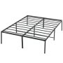 black VEVOR queen metal bed frame with sturdy slats and multiple legs for enhanced support.