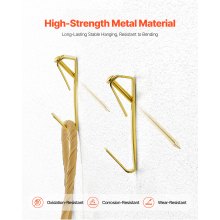 274 Pcs Picture Frame Hangers with Nails 20/30/50 lbs Metal Photo Hanging Kit
